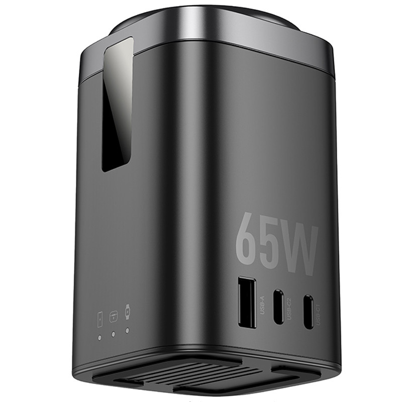 Купити БЗП Hoco CQ20A Clever 6in1 PD65W (Black) на vchehle.ua