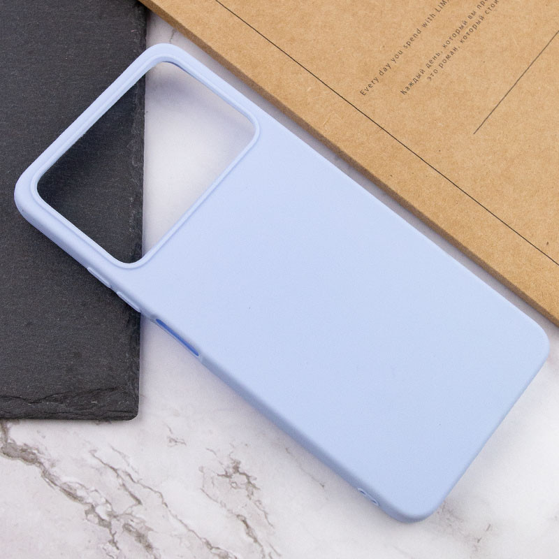 Силиконовый чехол Candy для Xiaomi Poco X4 Pro 5G (Голубой / Lilac Blue) в магазине vchehle.ua