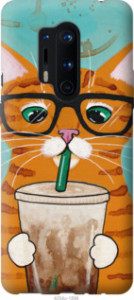 Чохол Зеленоокий кіт в окулярах на OnePlus 8 Pro