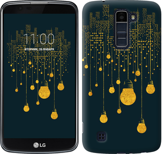 

Чехол Иллюстрация ночного города для LG K10 / K410 592337