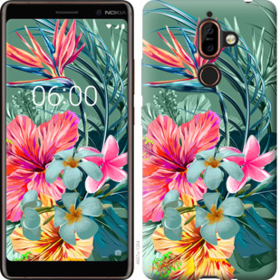 

Чохол Тропічні квіти v1 на Nokia 7 Plus 845362
