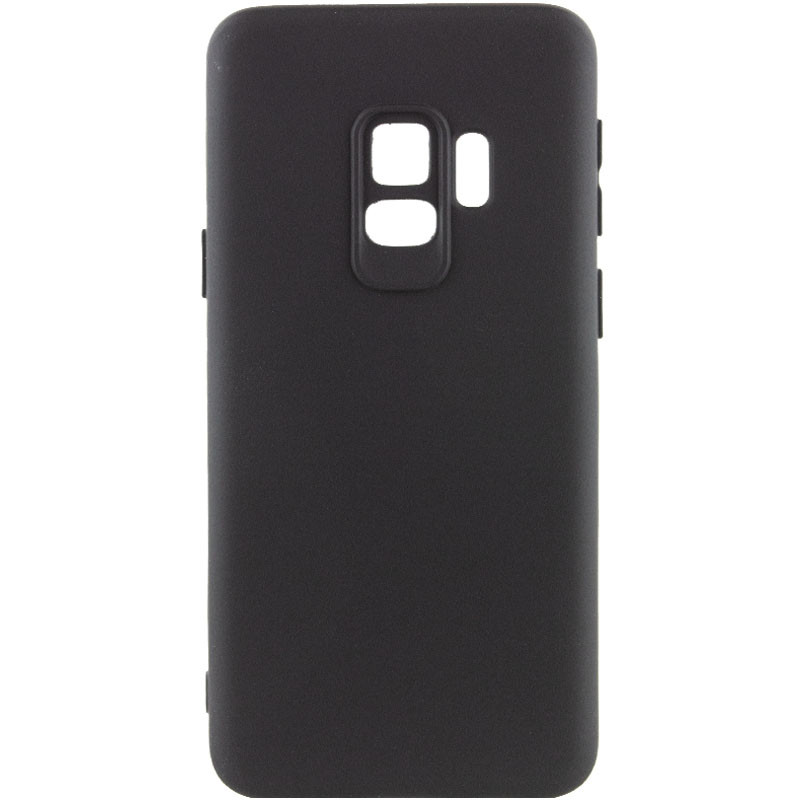 Чохол Silicone Cover Lakshmi Full Camera (A) на Samsung Galaxy S9 (Чорний / Black)