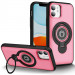 TPU+Textured PC Magnet на Apple iPhone 11 / XR (6.1") (Pink)