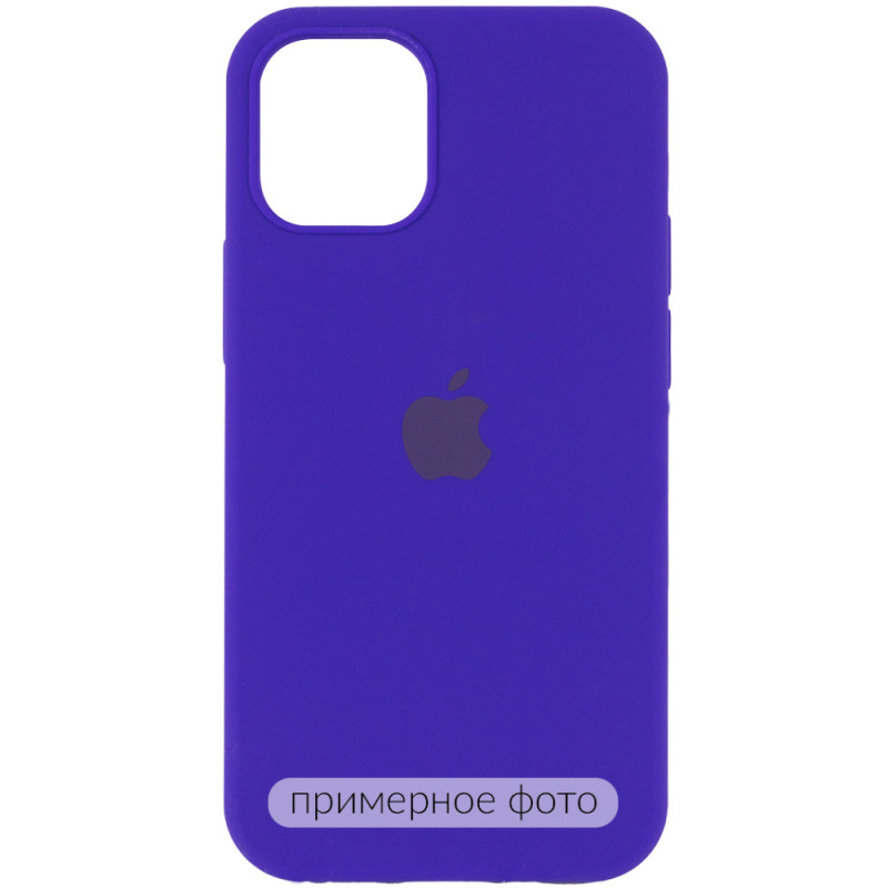 Чехол Silicone Case Full Protective (AA) для Apple iPhone 16 Pro (6.3") (Фиолетовый / Ultra Violet)