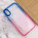 Фото Чохол TPU+PC Fresh sip series на Apple iPhone XS Max (6.5") (Рожевий / Синій) в маназині vchehle.ua