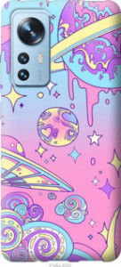 Чехол Розовая галактика для Xiaomi 12