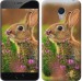 Чохол Кролик і квіти на Meizu M3 Note