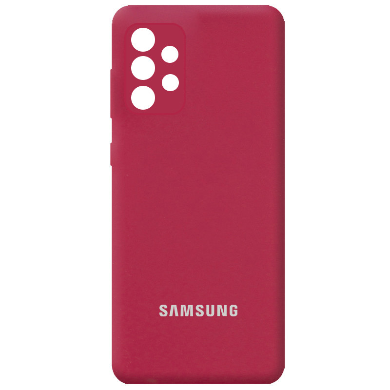 

Чехол Silicone Cover Full Camera (AA) для Samsung Galaxy A52 4G (Красный / Rose Red) 1173527