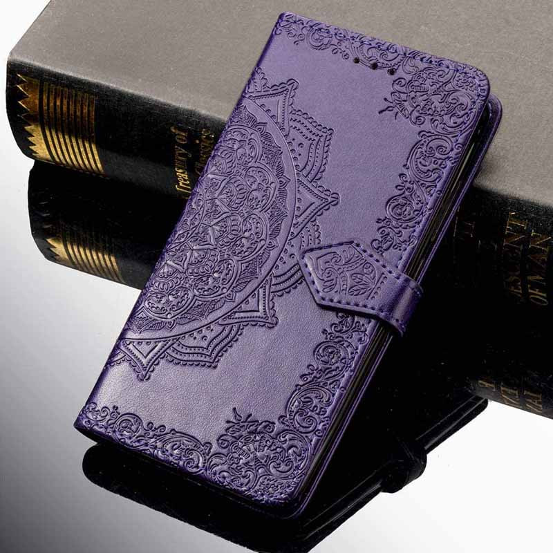 Заказать Кожаный чехол-книжка Art Case с визитницей для Xiaomi Redmi 6 (Фиолетовый) на vchehle.ua