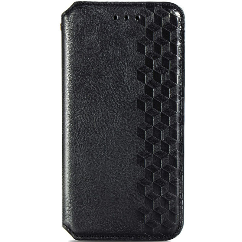 Шкіряний чохол книжка GETMAN Cubic (PU) на Samsung Galaxy A71 (Чорний)