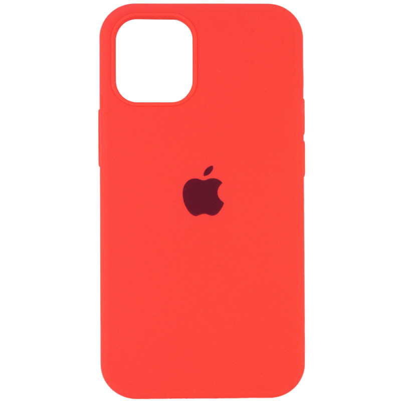 Чохол Silicone Case Full Protective (AA) на Apple iPhone 14 Pro Max (6.7") (Эстетический дефект / Кавуновий / Watermelon red)