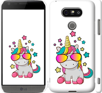 

Чохол Єдиноріг в окулярах для LG H860 G5 911699