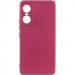 Чохол Silicone Cover Lakshmi Full Camera (A) на Tecno Pop 6 Pro (Бордовий / Marsala)