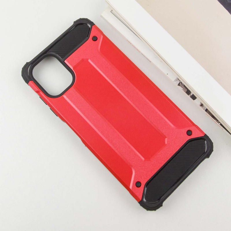 Фото Броньований протиударний TPU+PC чохол Immortal на Samsung Galaxy A06 (Червоний) в маназині vchehle.ua