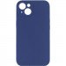 Чохол Silicone Case Full Camera Protective (AA) NO LOGO на Apple iPhone 14 (6.1") (Синій / Deep navy)