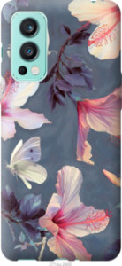 Чехол Нарисованные цветы для OnePlus Nord 2
