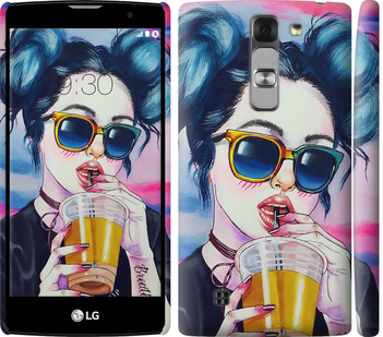 

Чохол Арт-дівчина в окулярах на LG G4c H522y 247070