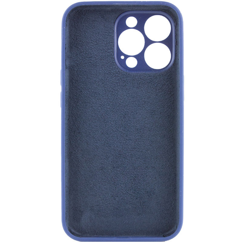 Фото Чехол Silicone Case Full Camera Protective (AA) NO LOGO для Apple iPhone 14 Pro Max (6.7") (Синий / Deep navy) на vchehle.ua