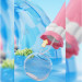 Пистолет с мыльными пузырями H038 Shark + bottle 50ml (Pink) в магазине vchehle.ua
