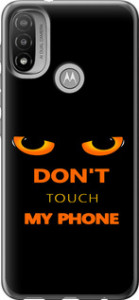 Чехол Don't touch the phone для Motorola E20