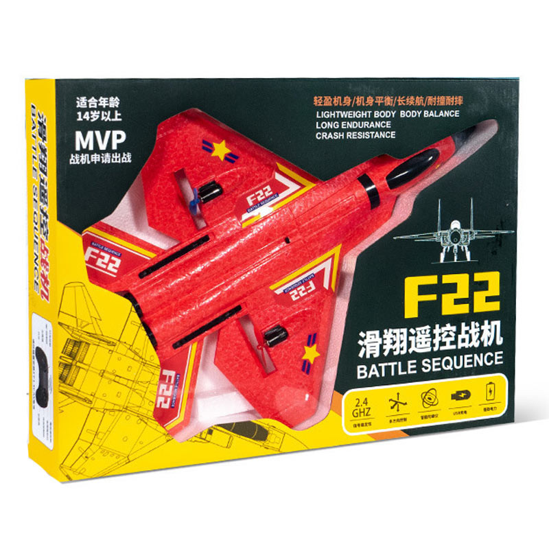 Самолет на радиоуправлении SCHE HW32 F22 Fighter (Red) в магазине vchehle.ua