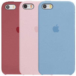 Чехол Silicone Case (AA) для iPhone SE