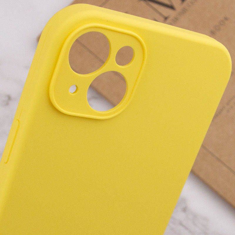Заказать Чехол Silicone Case Full Camera Protective (AA) NO LOGO для Apple iPhone 14 (6.1") (Желтый / Yellow) на vchehle.ua