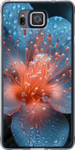 Чехол Роса на цветке для Samsung Galaxy Alpha G850F