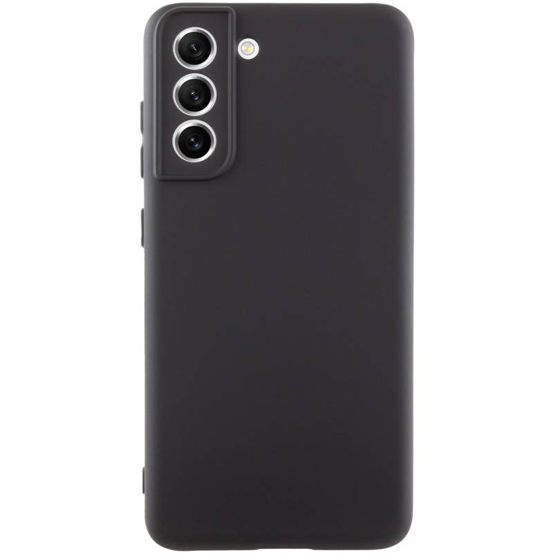 Чохол Silicone Cover Lakshmi Full Camera (A) на Samsung Galaxy S21 FE (Чорний / Black)