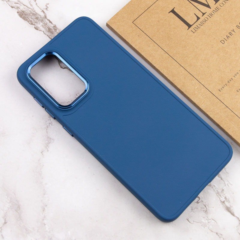 TPU чехол Bonbon Metal Style для Samsung Galaxy A55 (Синий / Denim Blue) в магазине vchehle.ua