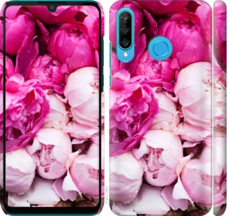Чехол Розовые пионы для Huawei P30 Lite