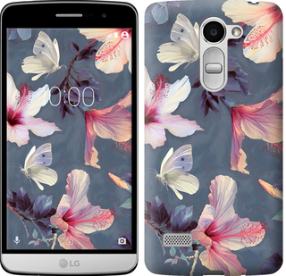 

Чехол Нарисованные цветы для LG Ray 596272