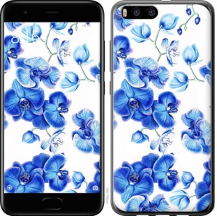 

Чехол Голубые орхидеи для Xiaomi Mi Note 3 725188