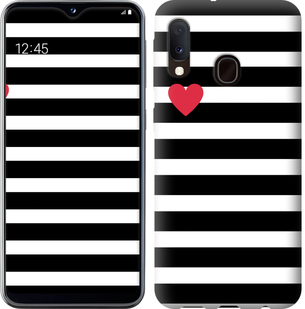 

Чохол Чорно-білі смуги на Samsung Galaxy A20e A202F 751668