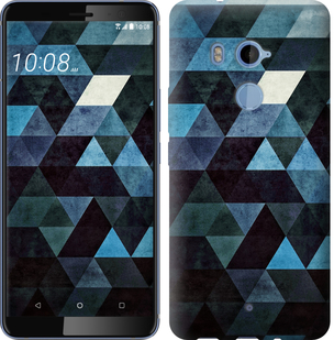 

Чехол Треугольники для HTC U11 Plus 645779