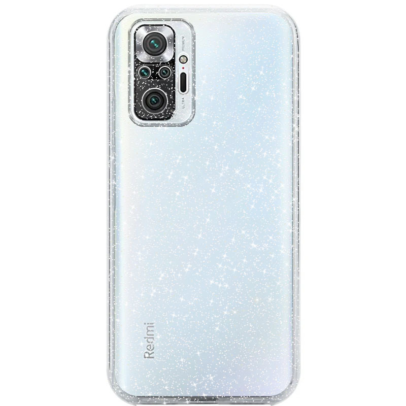 TPU чохол Twinkle з захищеною камерою на Xiaomi Redmi Note 10 Pro / 10 Pro Max (Clear)