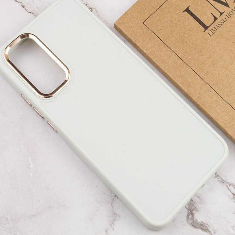 Фото TPU чехол Bonbon Metal Style для Samsung Galaxy A55 (Белый / White) на vchehle.ua