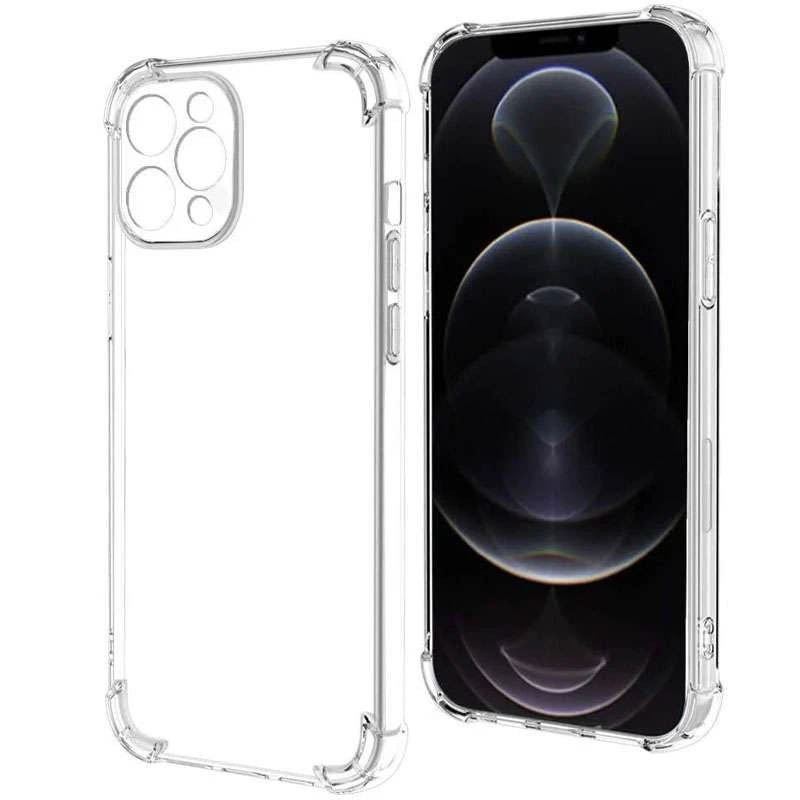 Фото TPU чохол Epic Ease з посиленими кутами на Apple iPhone 12 Pro Max (6.7") (Прозорий / Transparent) на vchehle.ua