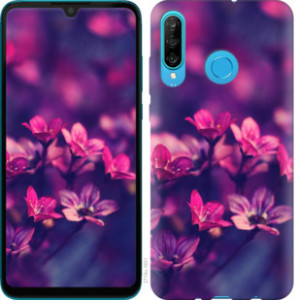 Чехол Пурпурные цветы для Huawei Honor 10i