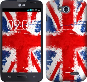 Чехол на LG K5 X220 Флаг Великобритании краской 