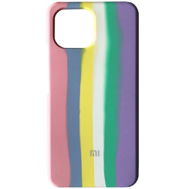 

Чохол Silicone Cover Full Rainbow на Xiaomi Mi 11 Lite (Рожевий / Бузковий) 1167602