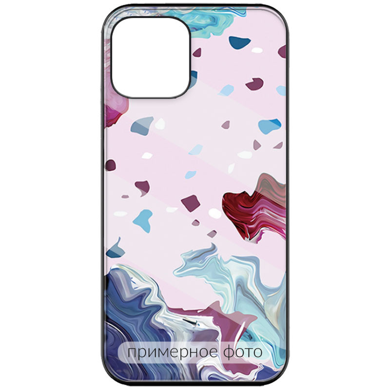 TPU+Glass чохол Diversity на Realme 7i / Realme C17 (Stains red)