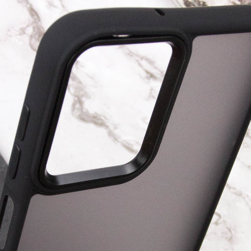 Купить Чехол TPU+PC Lyon Frosted для Oppo A3 4G / A3x 4G/ A40m (Black) на vchehle.ua