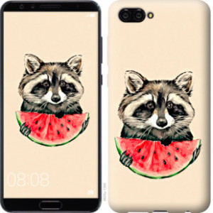 Чехол Енотик с арбузом для Huawei Nova 2S