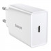 Фото СЗУ Baseus Speed Mini Quick Charger 20W (1USB-C) (CCFS-S) (Белый) на vchehle.ua