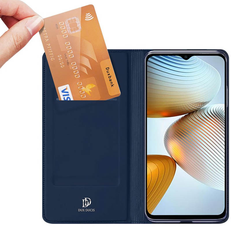 

Чехол-книжка Dux Ducis с карманом для Xiaomi Poco M4 5G (Синий) 1479673