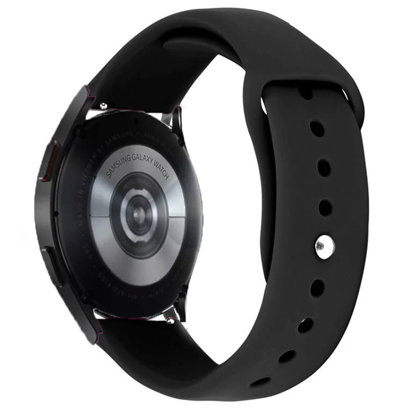 Силіконовий ремінець Sport для Smart Watch 22mm (Чорний / Black)