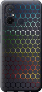 Чехол Переливающиеся соты для Xiaomi Redmi 12C