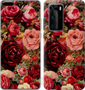 

Чехол Цветущие розы для Huawei P40 Pro 932276