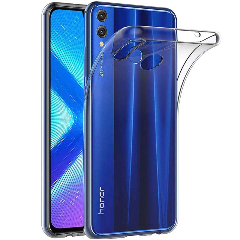 TPU чехол Epic Transparent 1,5mm для Huawei Honor 8X (Бесцветный (прозрачный))